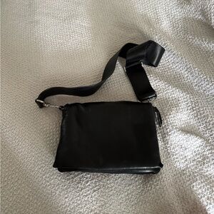 & other stories soft leather crossbody bag